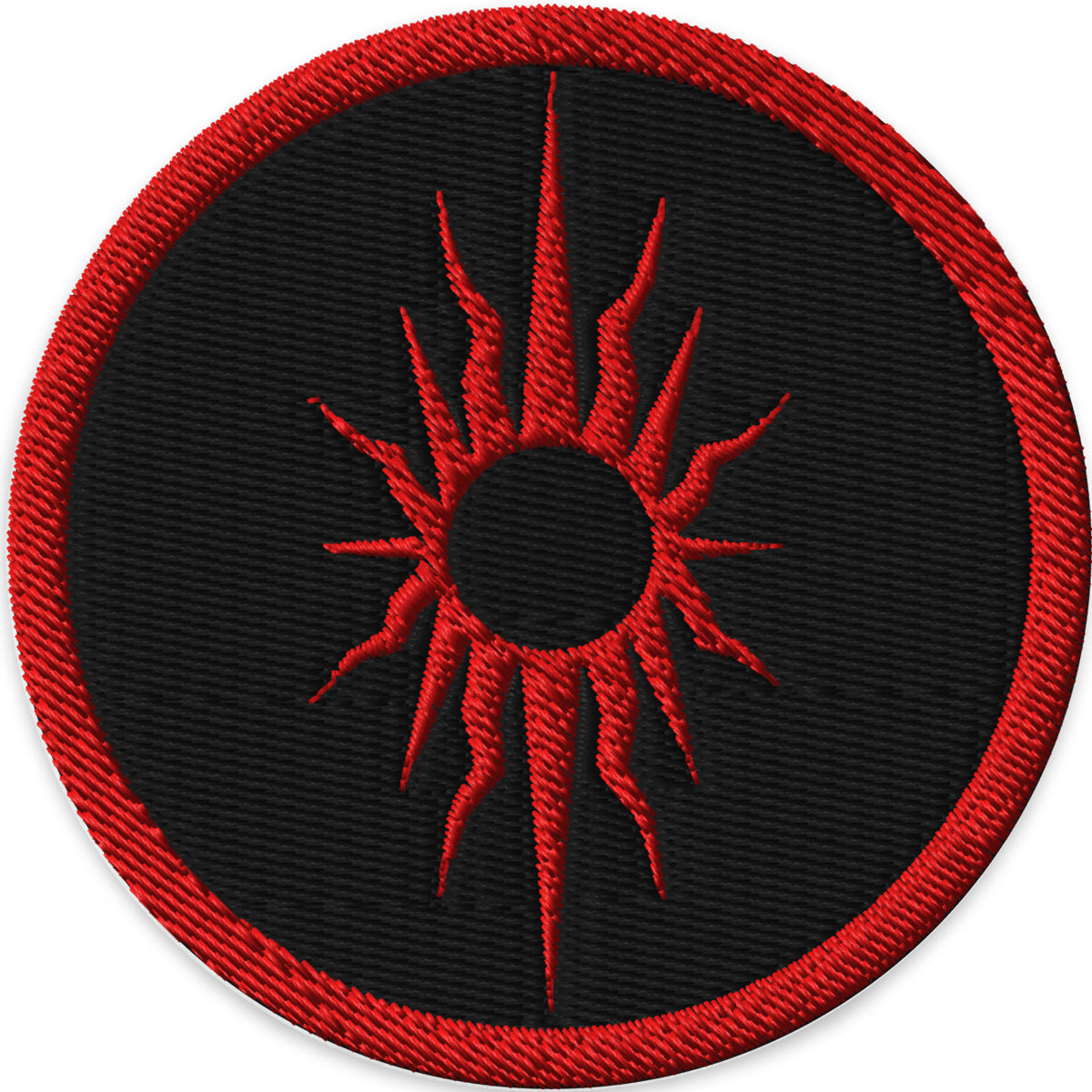 Florida Man 2054. The Night Eyes Black Sun Patch.