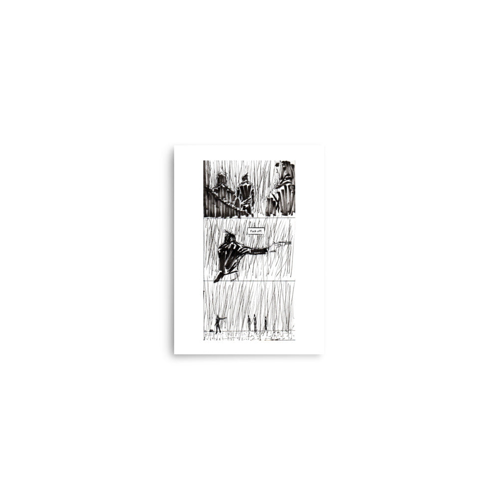 Print of Florida Man 2054 Cover Panels. 5x7. 8x10. 12x18.