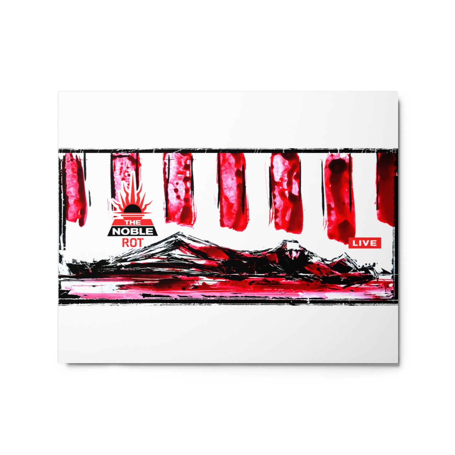 Metal print of Florida Man 2054, The Noble Rot Network Live.