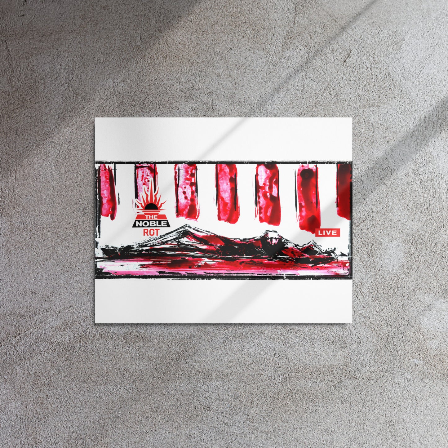 Metal print of Florida Man 2054, The Noble Rot Network Live.