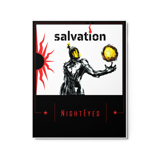 Metal Print of Florida Man 2054 Praetorian Salvation Propaganda.