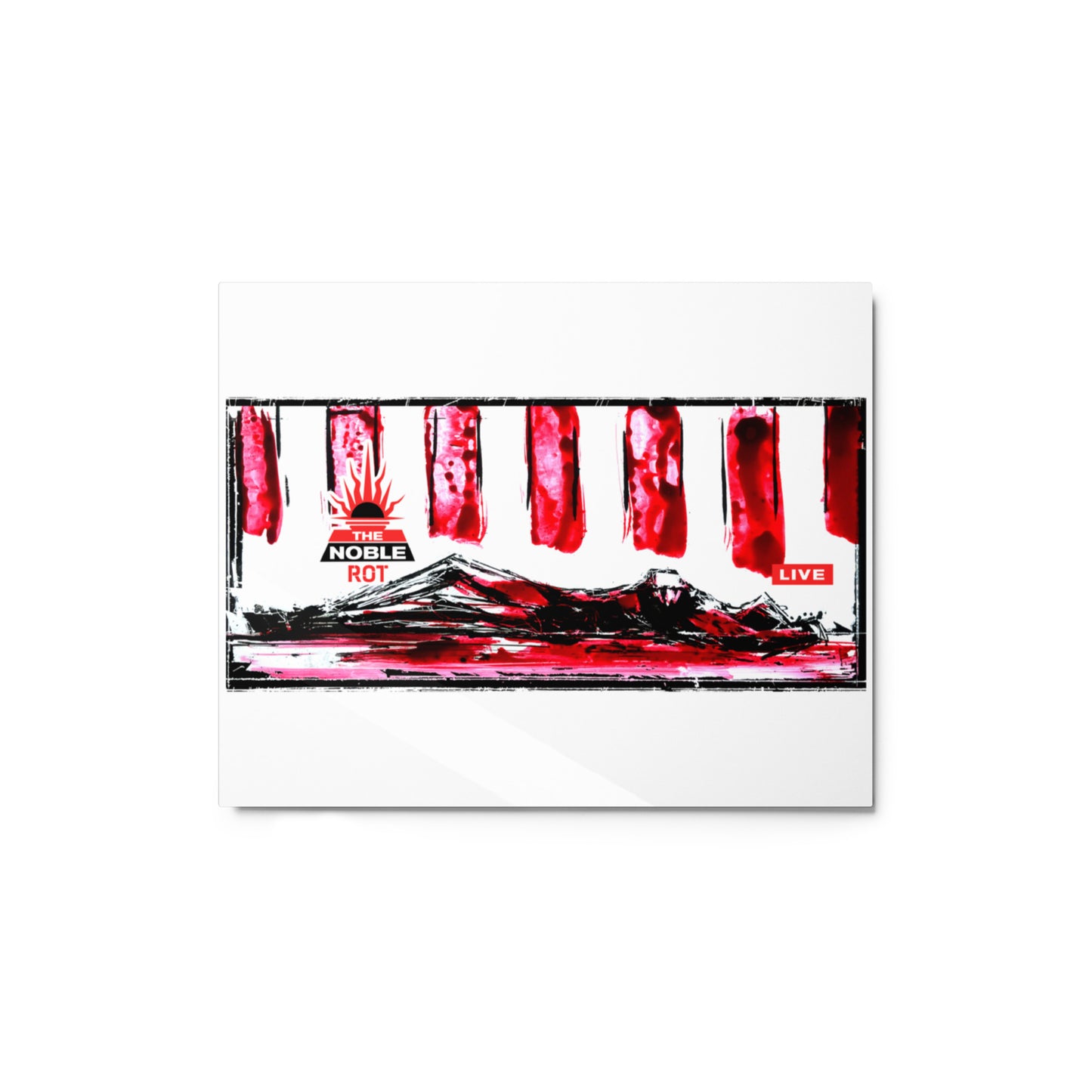 Metal print of Florida Man 2054, The Noble Rot Network Live.